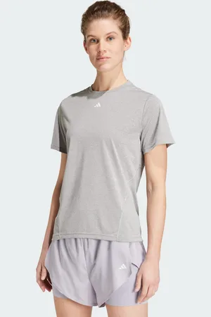 adidas Womens Designed for Training Tee - Recycled Material - Size Large