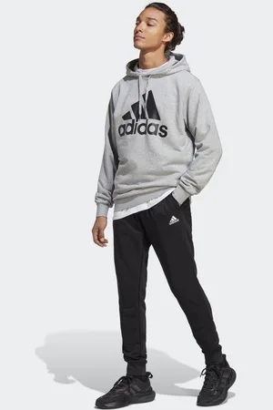 adidas Mens Big Logo Terry Track Suit - Cotton - Size Small