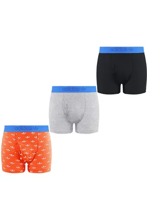 adidas 3-Pack Comfort Flex Mens Multicoloured Cotton Trunks - - Size Large