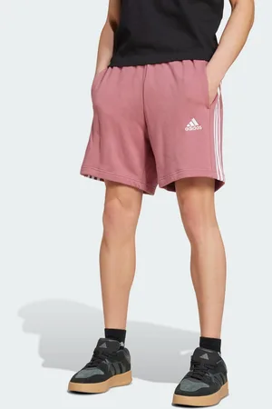 adidas Mens Essentials French Terry 3-Stripes Shorts - Cotton - Size X-Large