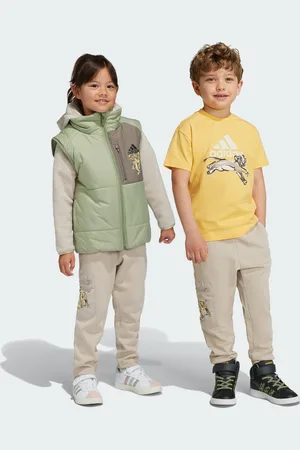 adidas Kids Unisex Disney Lion King Pants - Recycled Material - Size 4-5Y
