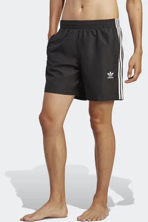 adidas Mens Adicolor 3-Stripes Swim Shorts - Recycled Material - Size Small