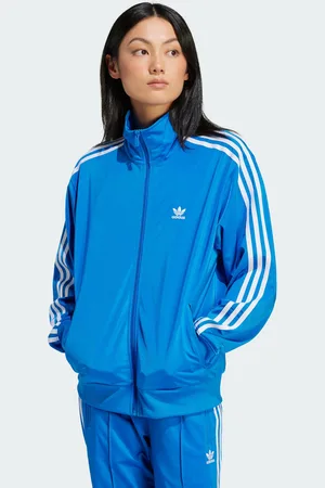 adidas Womens Adicolor Classics Loose Firebird Track Top - recycled_material - Size X-Small