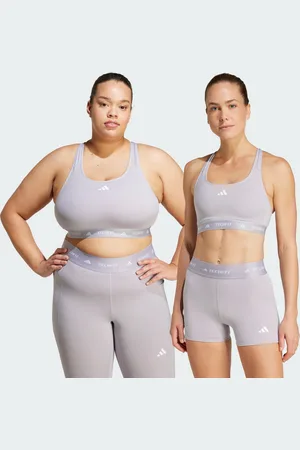 adidas Womens TECHFIT Medium-Support Bra - Recycled Material - Size XS (D-DD)