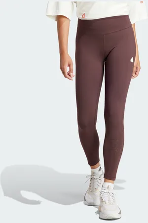 adidas Womens High-Waisted Print Leggings - Recycled Material - Size X-Small