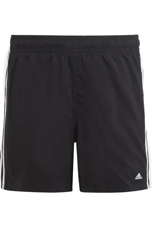 adidas Kids Unisex 3-Stripes Swim Shorts - Recycled Material - Size 11-12Y