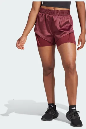 adidas Womens Power AEROREADY 2-in-1 Shorts - Recycled Material - Size X-Small