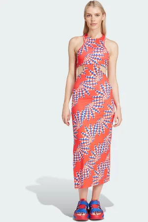 adidas Womens x FARM Rio Premium Dress - Recycled Material - Size Large
