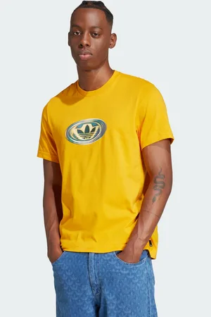 adidas Mens 90s Logo Tee - Cotton - Size Medium