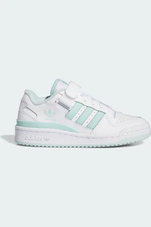 adidas Kids Unisex Forum Low Shoes - Leather - Size UK 3.5