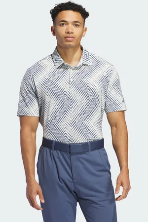 adidas Mens Ultimate365 Allover Print Polo Shirt - Recycled Material - Size Small