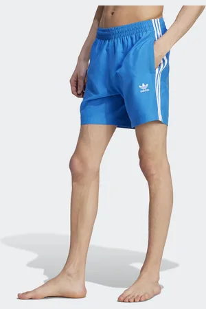 adidas Mens Adicolor 3-Stripes Swim Shorts - Recycled Material - Size Small