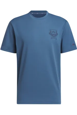adidas Mens Go-To Mock Polo Shirt - Recycled Material - Size Medium