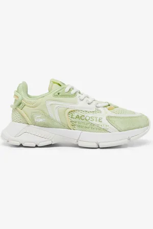 Lacoste Womens L003 Neo Trainers in White Suede - Size UK 7