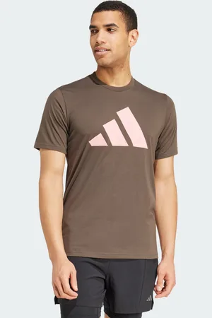 adidas Mens Train Essentials Feelready Logo Training Tee - Recycled Material - Size Small