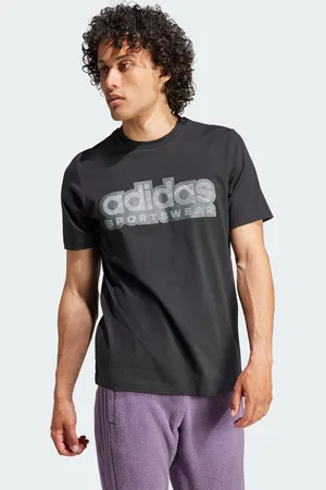 adidas Mens Tiro Graphic Tee - Cotton - Size X-Small