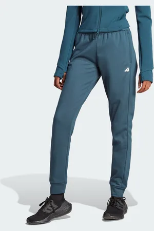 adidas Womens AEROREADY Game and Go Regular Tapered Fleece Pants - recycled_material - Size Small