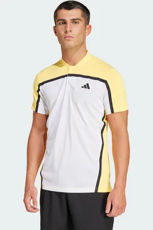 adidas Mens Tennis HEAT.RDY Pro FreeLift Henley Polo Shirt - Recycled Material - Size X-Large