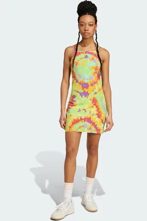 adidas Womens Tie-Dyed Dress - Cotton - Size X-Small