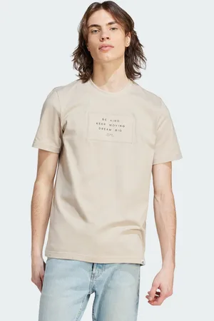 adidas Mens Lounge Tee - Cotton - Size Medium