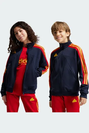 adidas Kids Unisex Tiro Nations Pack Track Jacket - Recycled Material - Size 13-14Y