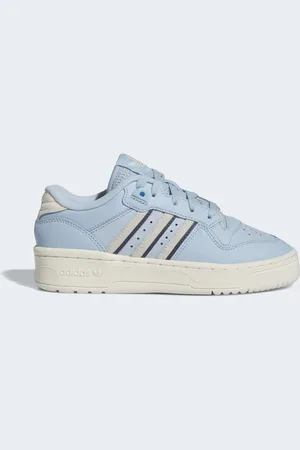 adidas Kids Unisex Rivalry Low Shoes - Leather - Size UK 5