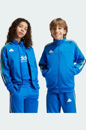 adidas Kids Unisex Tiro Nations Pack Track Jacket - Recycled Material - Size 15-16Y