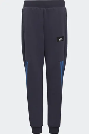 adidas Kids Unisex Future Icons 3-Stripes Tapered-Leg Pants - material_cotton - Size 11-12Y
