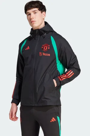 adidas Mens Manchester United Tiro 23 All-Weather Jacket - Recycled Material - Size X-Large