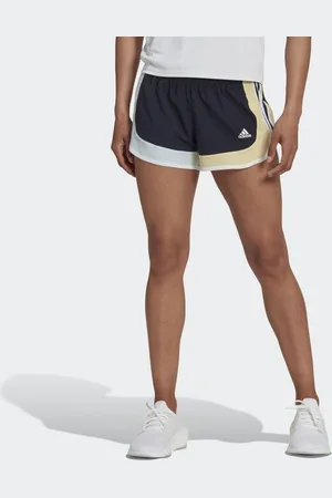 adidas Womens Marathon 20 Colourblock Running Shorts - Recycled Material - Size M - 3"