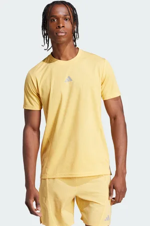 adidas Mens Designed for Training HIIT Workout HEAT.RDY Print Tee - recycled_material - Size X-Small