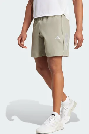 adidas Mens Gym+ Training 3-Stripes Woven Shorts - Recycled Material - Size S – 7”
