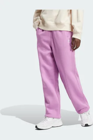 adidas Womens Essentials Fleece Loose Joggers - Cotton - Size X-Small