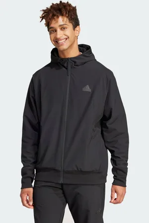adidas Mens Z.N.E. Woven Full-Zip Hooded Track Top - Recycled Material - Size 3XL
