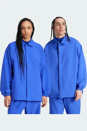 adidas Unisex Basketball Coach Jacket - recycled_material - Size X-Small