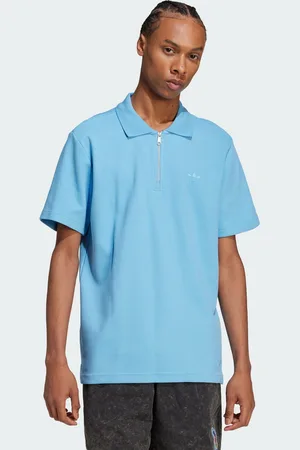adidas Mens Trefoil Essentials Waffle Polo Shirt - Recycled Material - Size X-Small