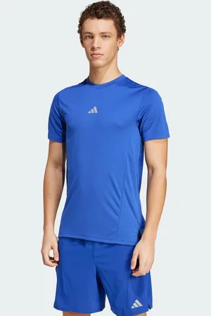 adidas Mens Designed for Training HIIT Workout HEAT.RDY Tee - Recycled Material - Size 2XL