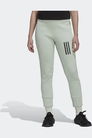 adidas Womens Mission Victory Slim-Fit High-Waist Pants - Cotton - Size Small