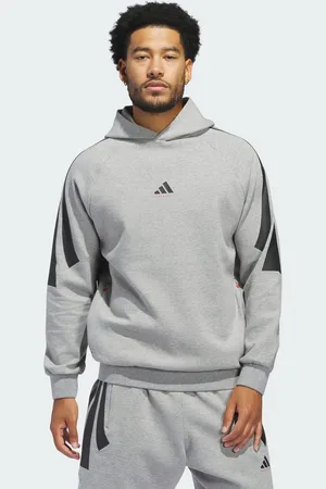 adidas Unisex Basketball Spacer Hoodie (Gender Neutral) - - Size X-Large