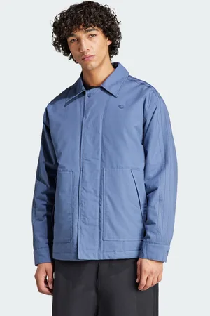 adidas Mens Premium Essentials+ Full-Zip Jacket - Cotton - Size Medium