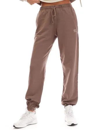 adidas Womens Outline Wash Joggers in Cotton - Size UK 12-14 (Womens)