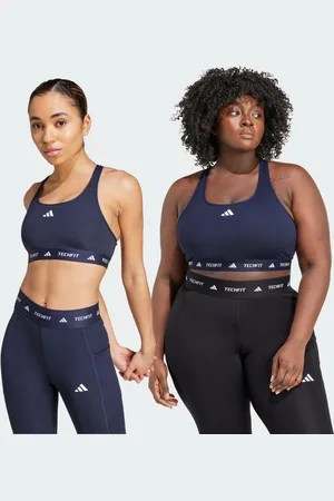 adidas Womens TECHFIT Medium-Support Bra - Recycled Material - Size XS (A-B)