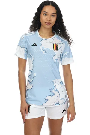 adidas Womens Belgium 2022/23 Away Shirt in sky - - Size 8 UK