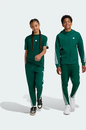 adidas Kids Unisex Future Icons 3-Stripes Ankle-Length Pants - Cotton - Size 11-12Y