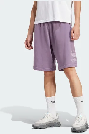 adidas Mens Adicolor Outline Trefoil Shorts - Cotton - Size X-Large