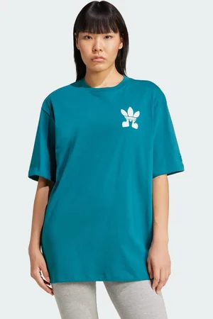 adidas Womens Treffy Walks Graphic Tee - Cotton - Size Small