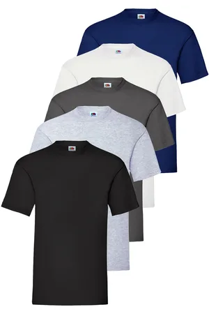 Fruit Of The Loom Mens T-Shirt 5 Pack - Cotton - Size Small