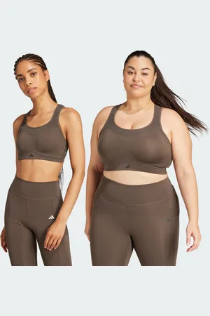 adidas Womens TLRD Impact Training High-Support Bra - Recycled Material - Size XL (A-B)