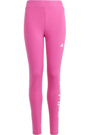 adidas Kids Unisex Essentials Linear Logo Cotton Tights - - Size 13-14Y