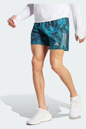 adidas Mens Own the Run Allover Print Shorts - Recycled Material - Size XL – 7”